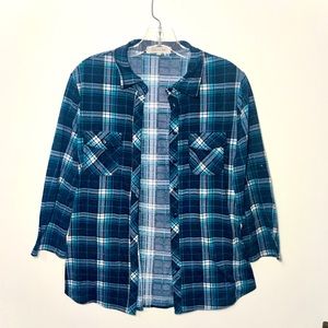 Blue Plaid Flannel